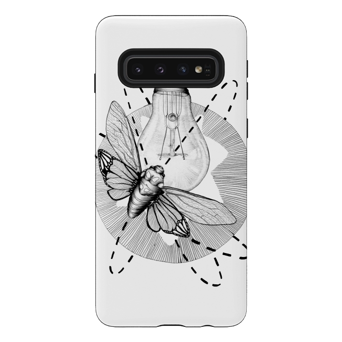 Galaxy S10 StrongFit Moth to the Flame by ECMazur 