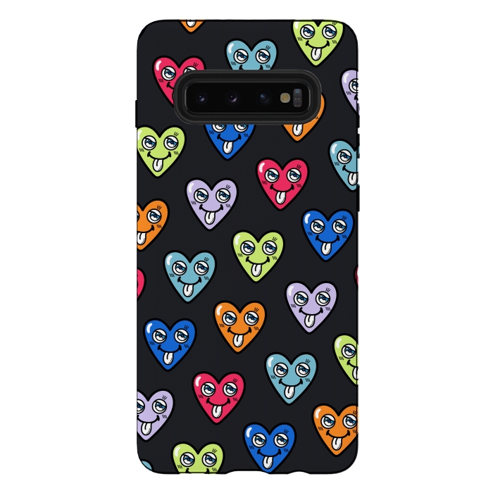 Galaxy S10 plus StrongFit LOVE HEARTS by Michael Cheung