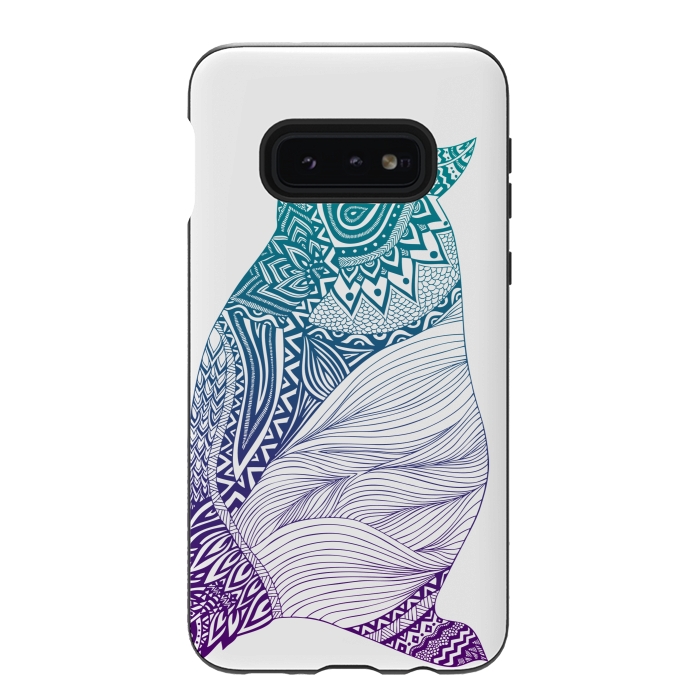 Galaxy S10e StrongFit Penguin by Pom Graphic Design