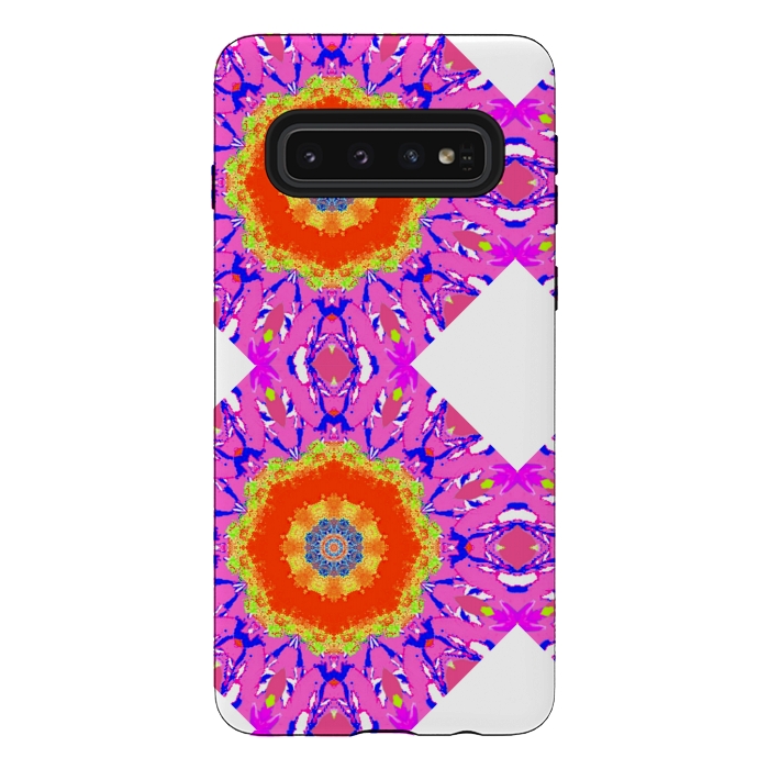 Galaxy S10 StrongFit Groovy Vibe by Bettie * Blue