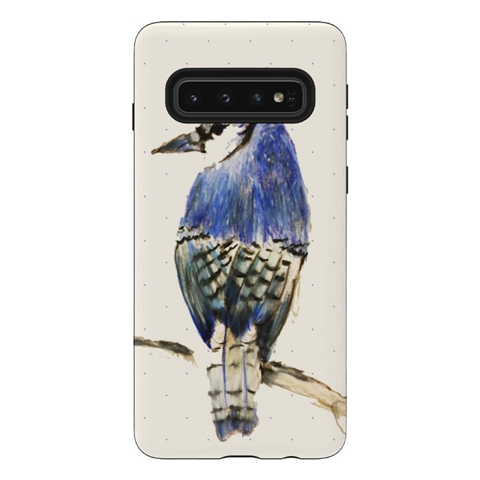 Galaxy S10 StrongFit Bluebird of Happiness by Bettie * Blue