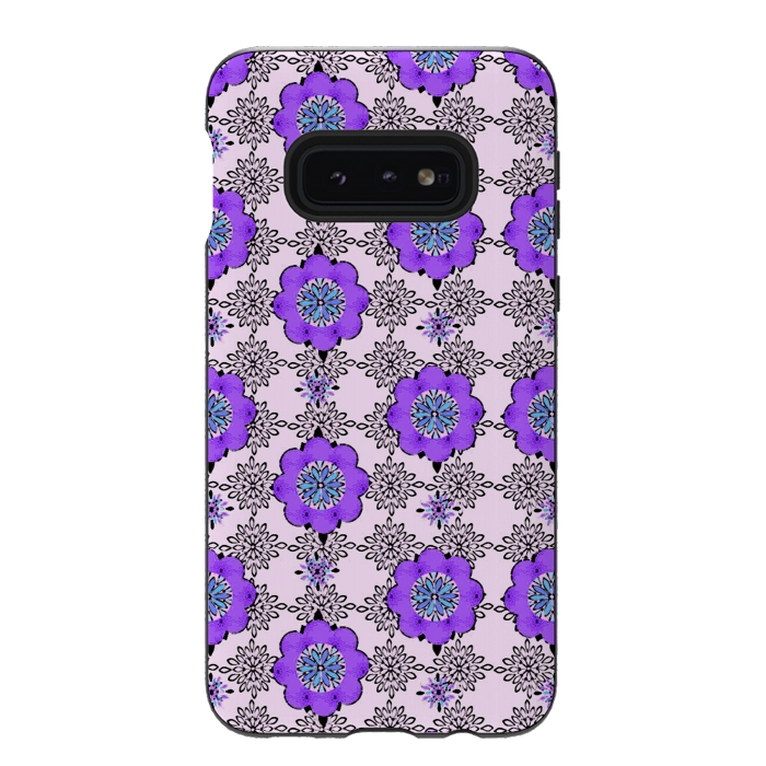 Galaxy S10e StrongFit Purple Shmurple by Bettie * Blue