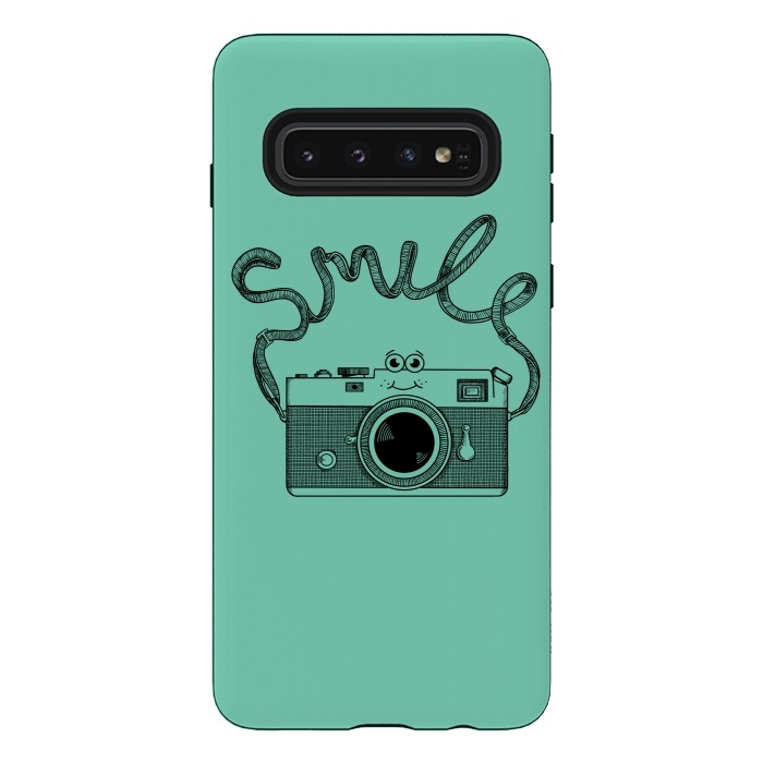 Galaxy S10 StrongFit Smile by Coffee Man
