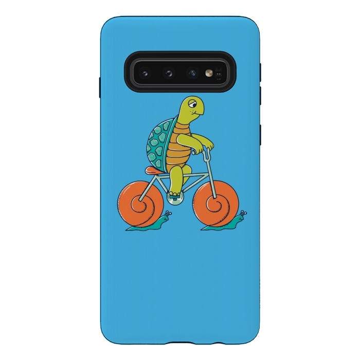 Galaxy S10 StrongFit Fast and Cute 2 by Coffee Man