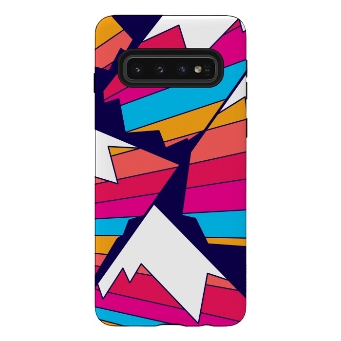 Galaxy S10 StrongFit Mountains of many colours by Steve Wade (Swade)