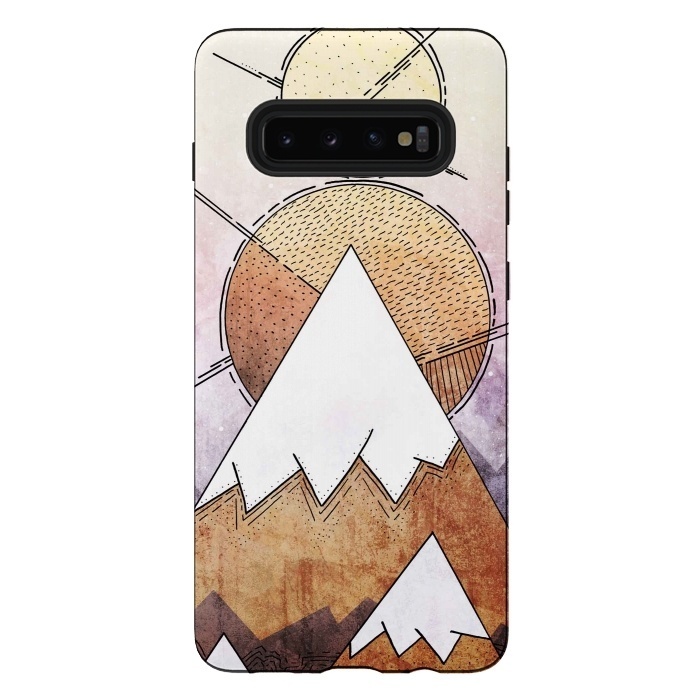 Galaxy S10 plus StrongFit Metal Mountains by Steve Wade (Swade)