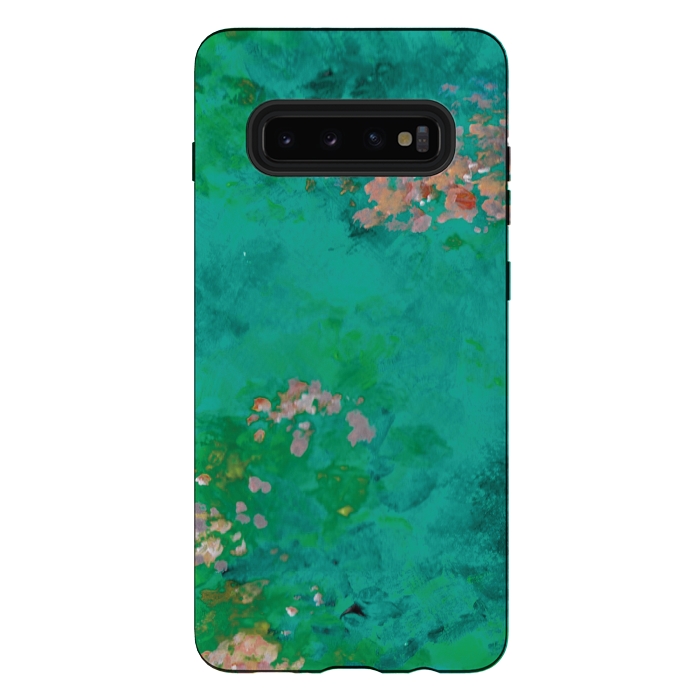 Galaxy S10 plus StrongFit Impressionist Lake by Zoe Charlotte