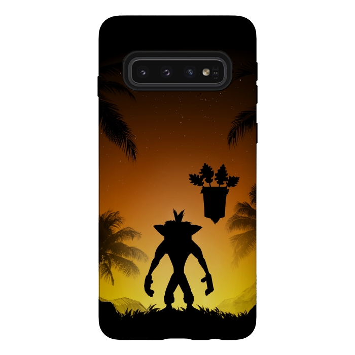 Galaxy S10 StrongFit Protector of the island by Denis Orio Ibañez