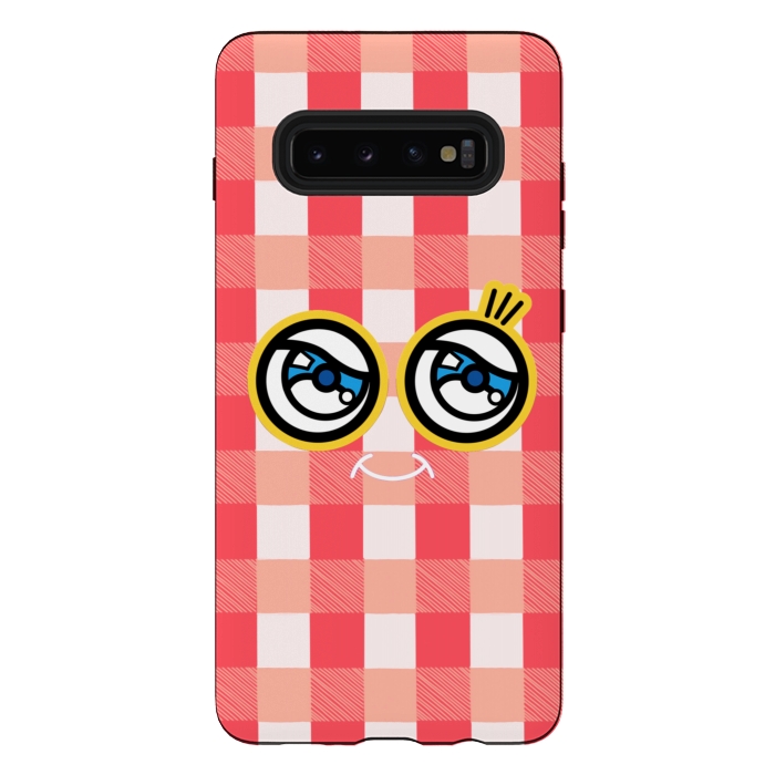 Galaxy S10 plus StrongFit Vintage Tartans Pattern by Michael Cheung