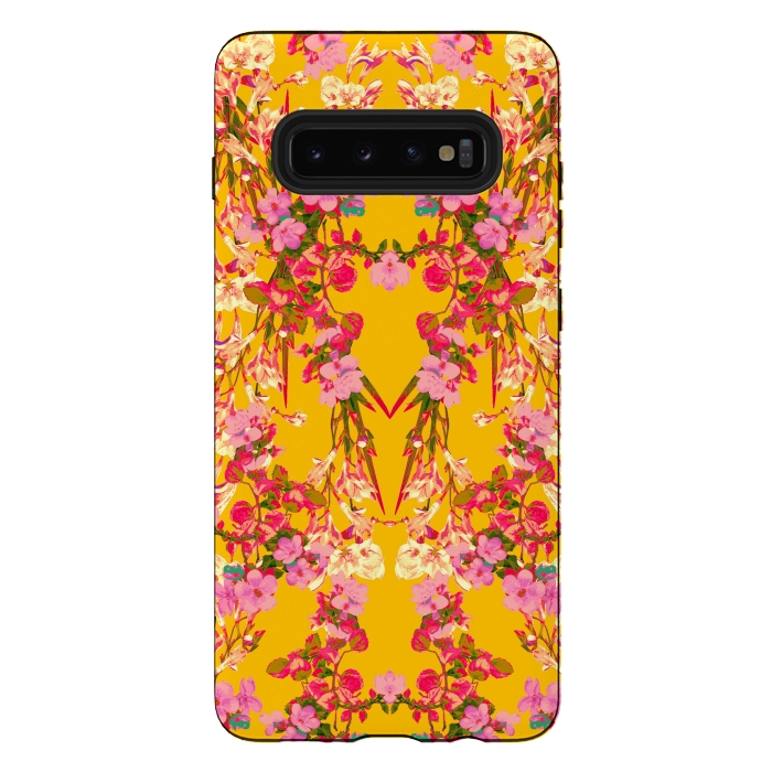 Galaxy S10 plus StrongFit Floral Decor by Zala Farah