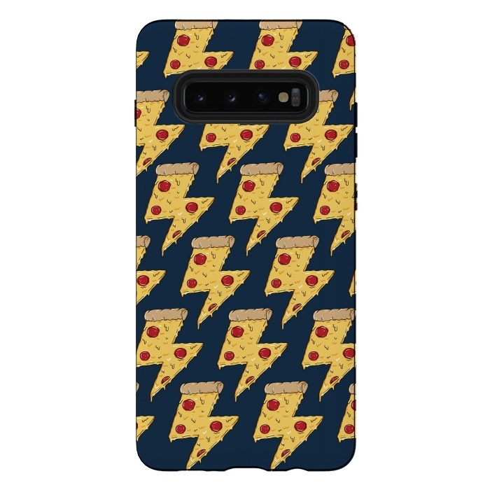 Galaxy S10 plus StrongFit Pizza Power Pattern by Coffee Man