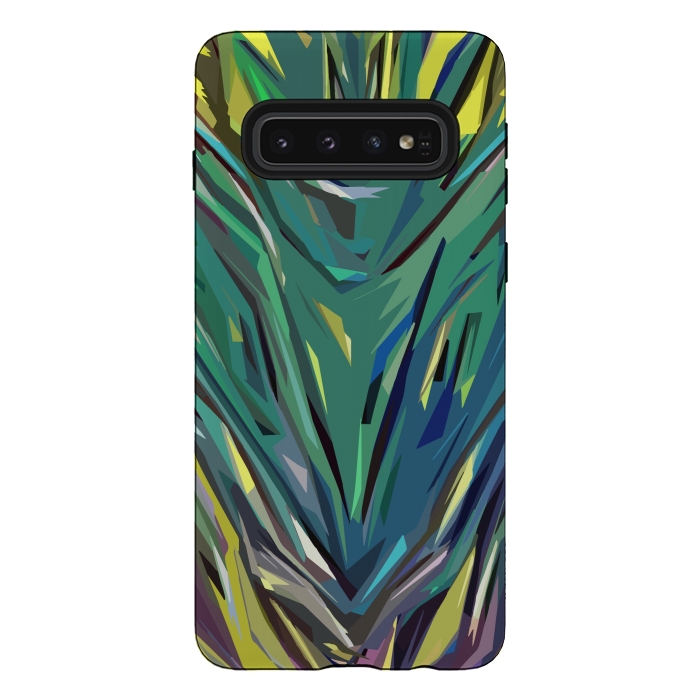 Galaxy S10 StrongFit Polygonal Abstract by Dhruv Narelia