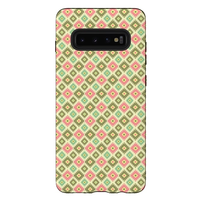 Galaxy S10 plus StrongFit Aztec Pattern by Dhruv Narelia
