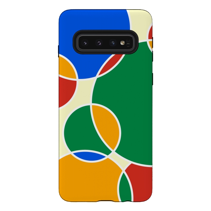 Galaxy S10 StrongFit Colorful Ellipses by Dhruv Narelia