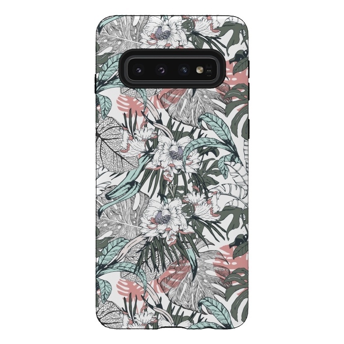 Galaxy S10 StrongFit Tropical wild jungle paradise by Mmartabc