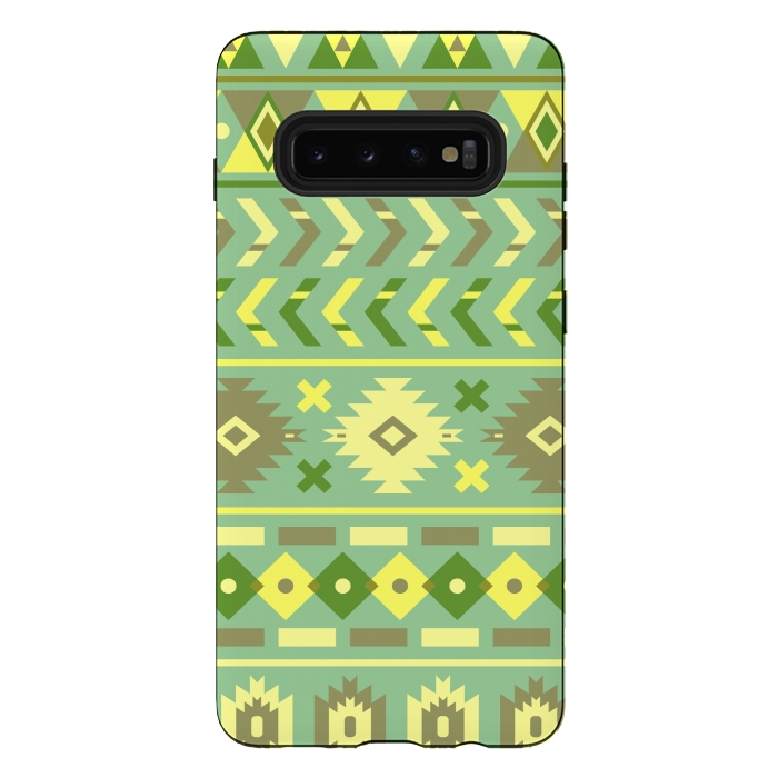 Galaxy S10 plus StrongFit Ethnic Pattern by Dhruv Narelia