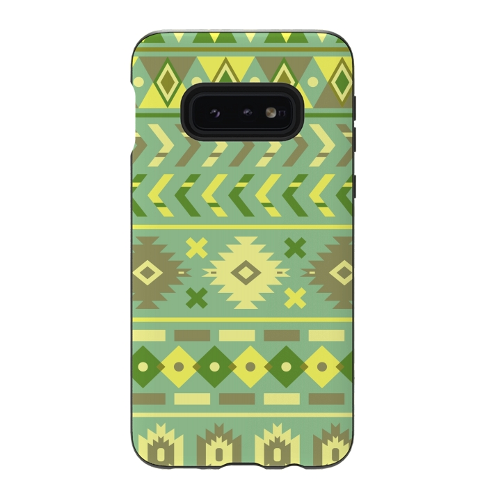 Galaxy S10e StrongFit Ethnic Pattern by Dhruv Narelia
