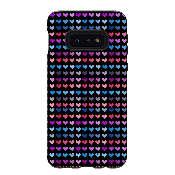 Galaxy S10e StrongFit hearts pattern by MALLIKA