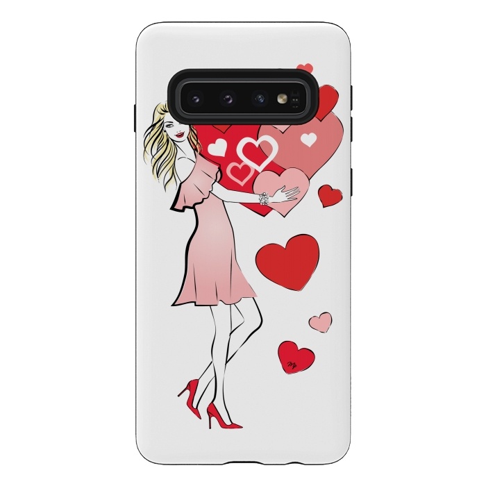 Galaxy S10 StrongFit Queen of Hearts by Martina