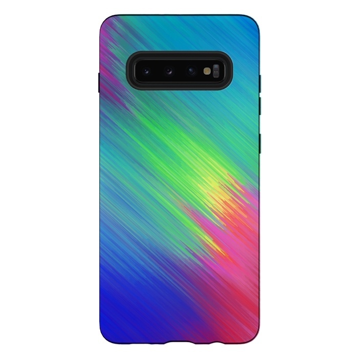 Galaxy S10 plus StrongFit Colorful Movement by Sitchko