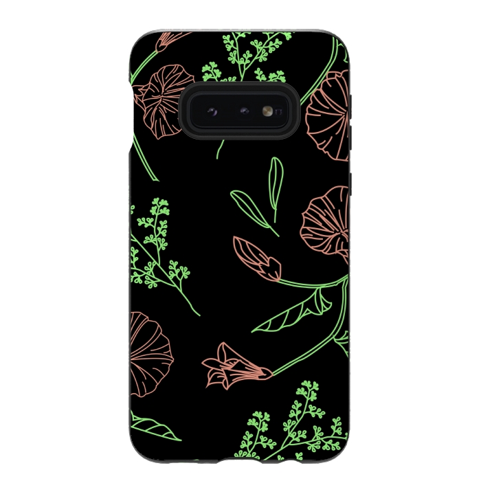 Galaxy S10e StrongFit floral design 3 by MALLIKA