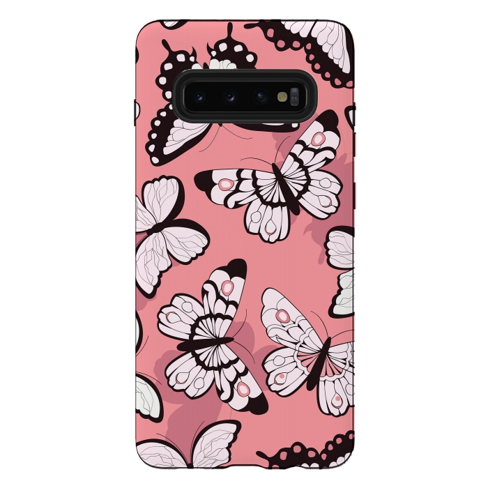 Galaxy S10 plus StrongFit Butterfly Garden 002 by Jelena Obradovic