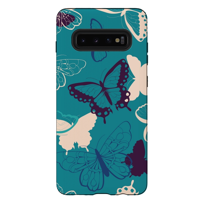 Galaxy S10 plus StrongFit Butterfly Garden 003 by Jelena Obradovic