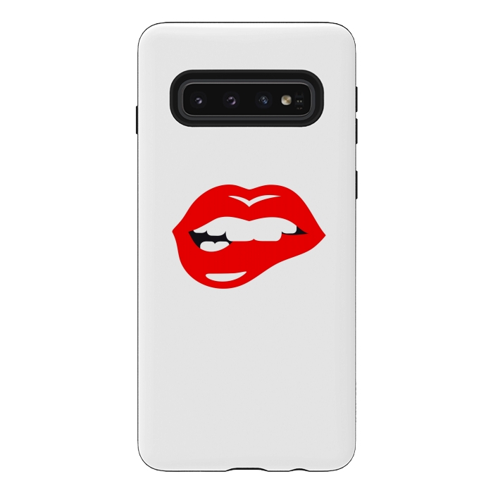 Galaxy S10 StrongFit Lip bite by Dhruv Narelia