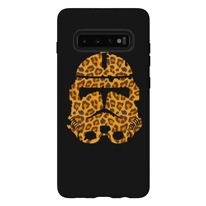 Galaxy S10 plus StrongFit Leopard StormTrooper by Sitchko