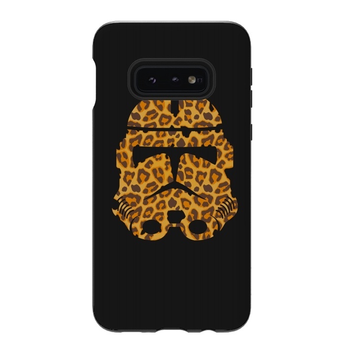 Galaxy S10e StrongFit Leopard StormTrooper by Sitchko