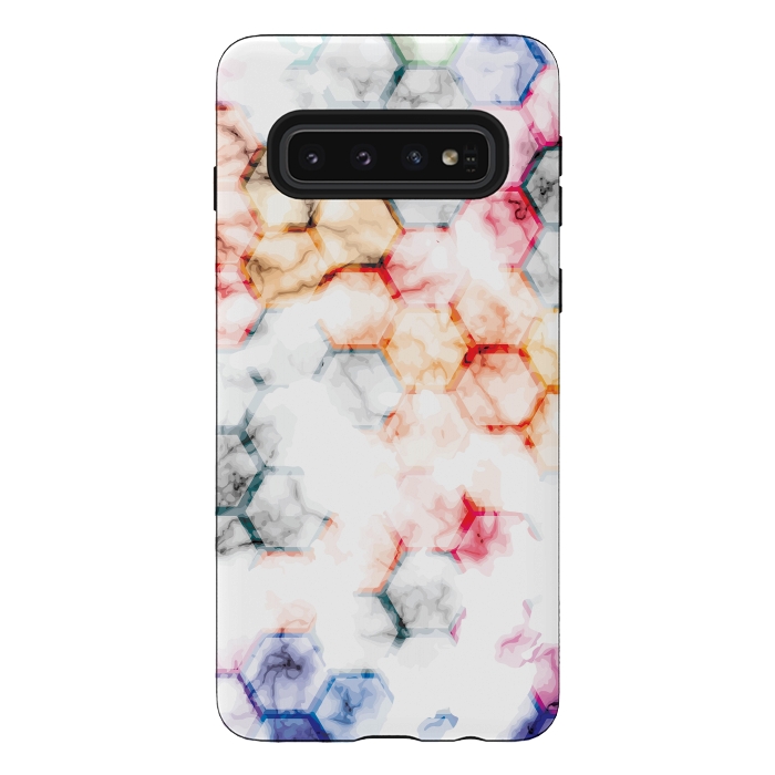 Galaxy S10 StrongFit Marble Geometry 015 by Jelena Obradovic