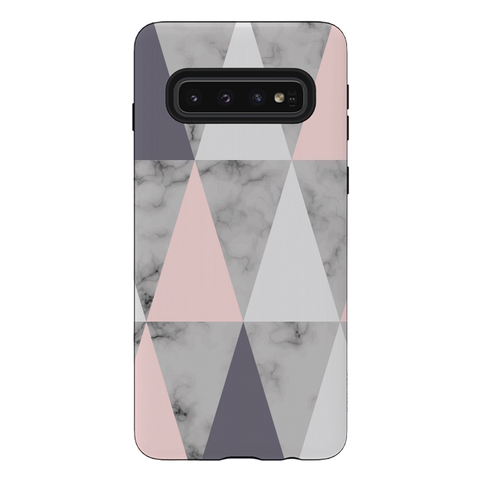 Galaxy S10 StrongFit Marble Geometry 038 by Jelena Obradovic