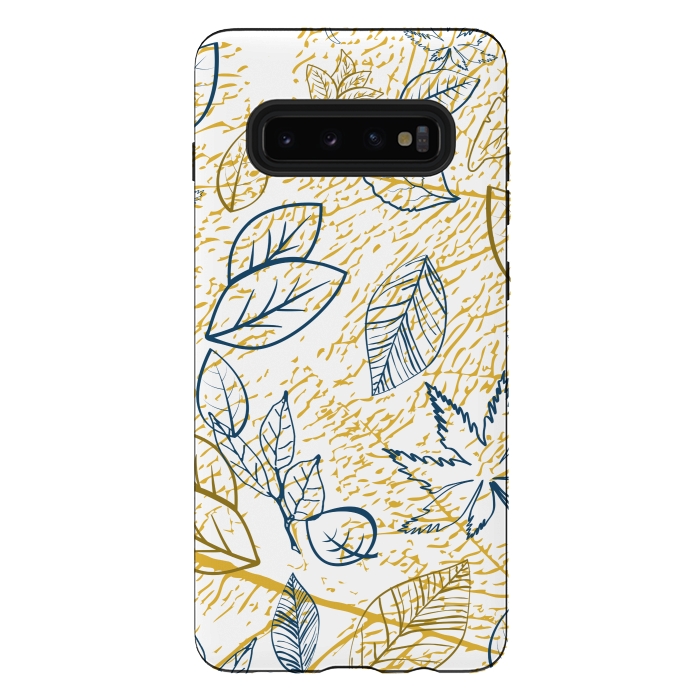 Galaxy S10 plus StrongFit Tobacco Pattern XII by Bledi