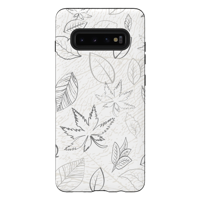 Galaxy S10 plus StrongFit Tobacco Pattern XIII by Bledi