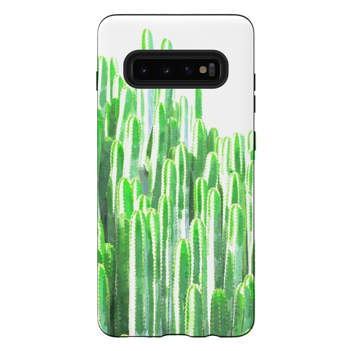 Galaxy S10 plus StrongFit Cactus Illustration by Alemi