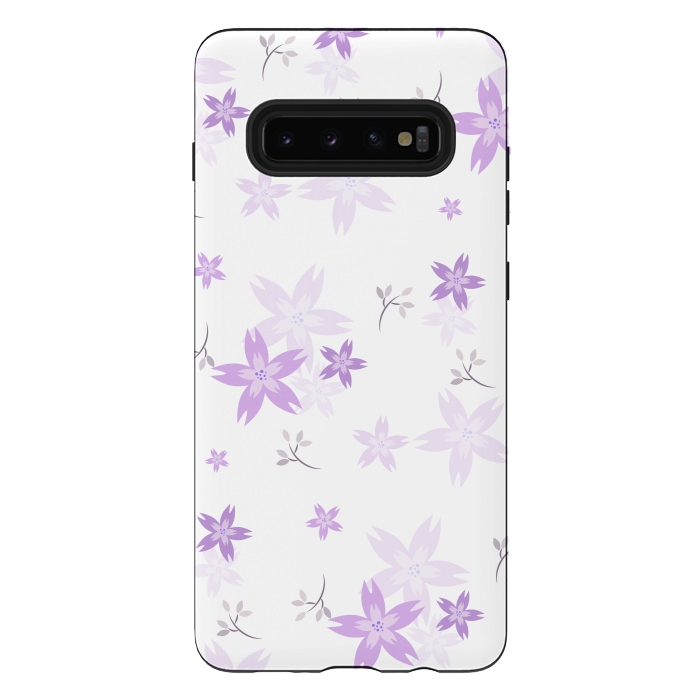 Galaxy S10 plus StrongFit Star Flowers IV by Bledi
