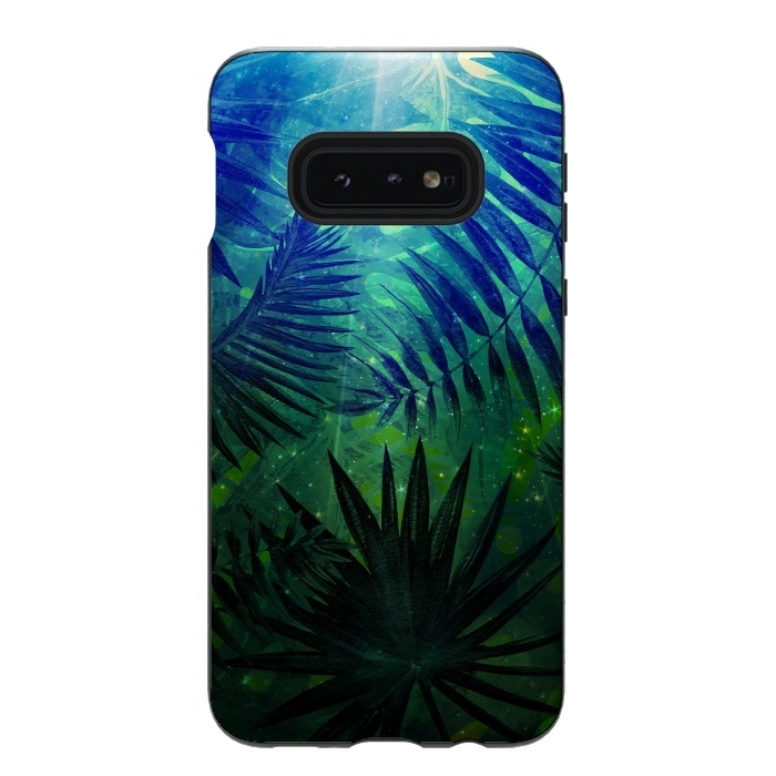 Galaxy S10e StrongFit Aloha Blue Jungle Night by  Utart