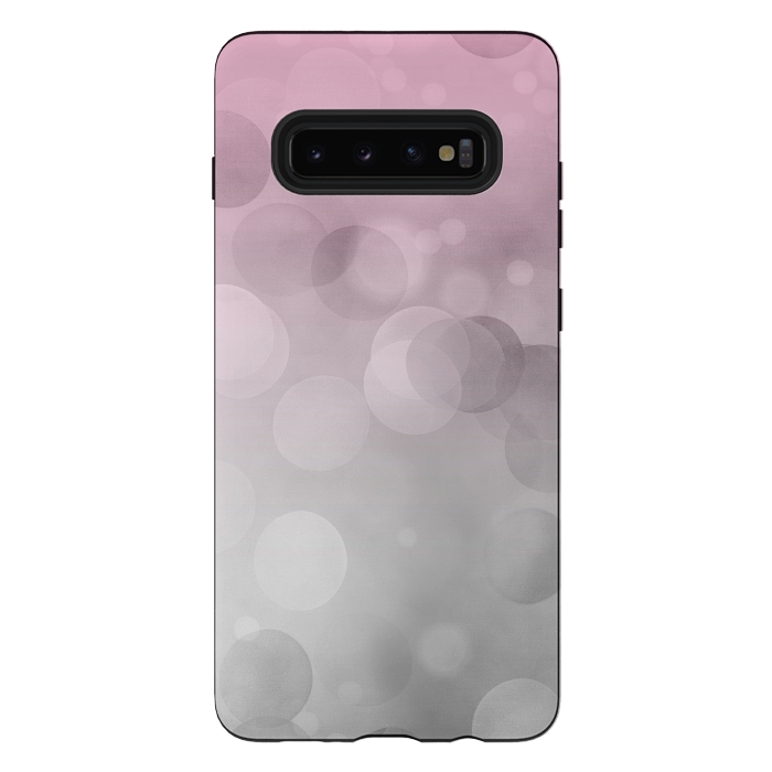 Galaxy S10 plus StrongFit Floating Lense Flares In Grey And Pink by Andrea Haase