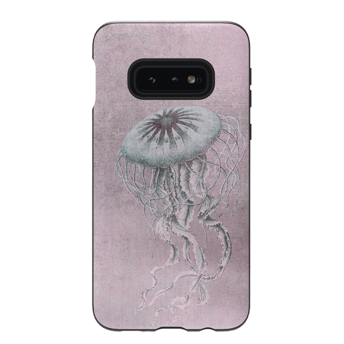 Galaxy S10e StrongFit Jellyfish Underwater Creature by Andrea Haase