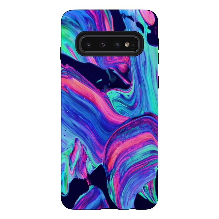 Galaxy S10 StrongFit Neon abstract #charm by ''CVogiatzi.