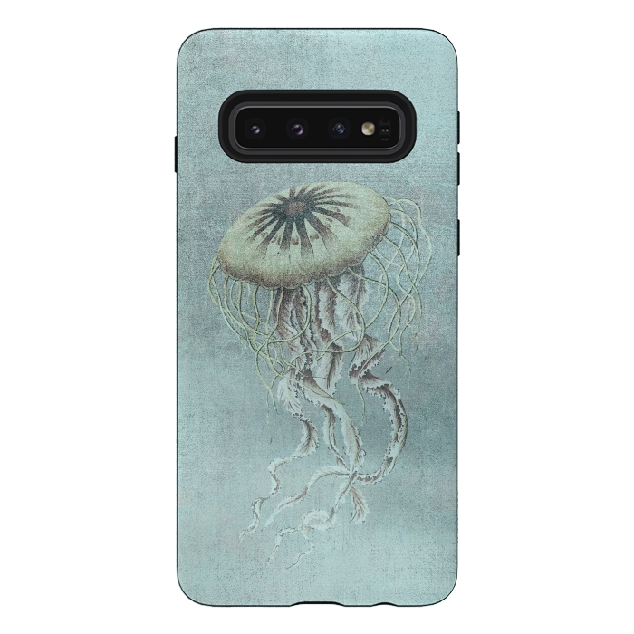 Galaxy S10 StrongFit Underwater Jellyfish by Andrea Haase