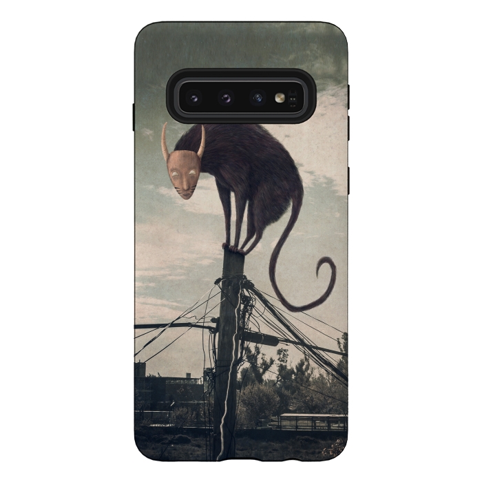 Galaxy S10 StrongFit Bicho volador by Laura Nagel