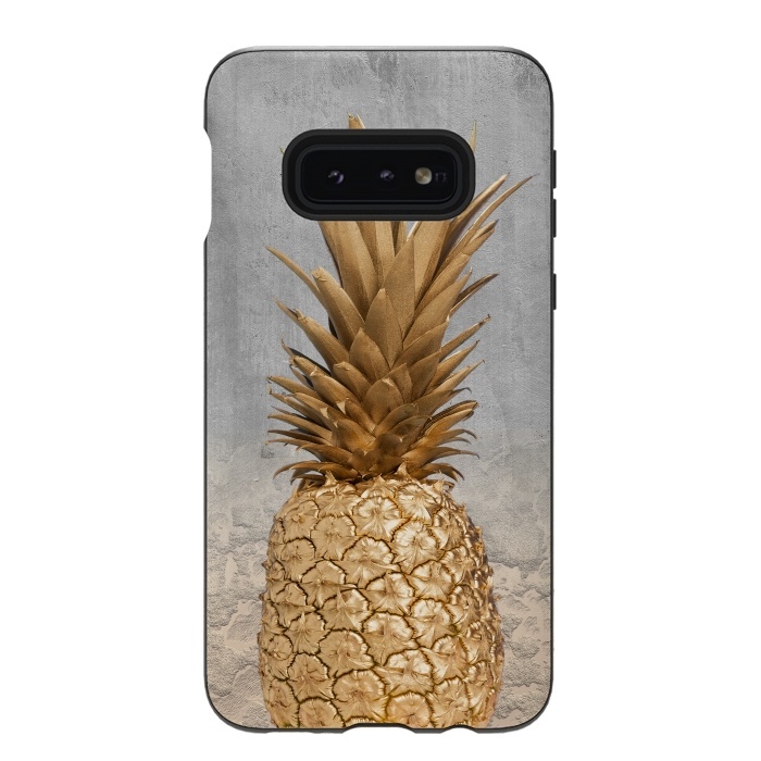 Galaxy S10e StrongFit Gold Pineapple and Marble by  Utart