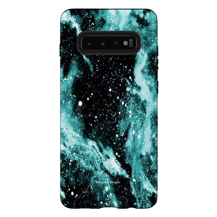 Galaxy S10 plus StrongFit Iced Galaxy by Gringoface Designs