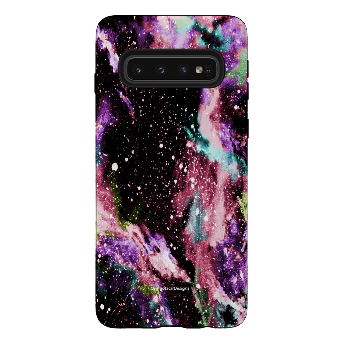 Galaxy S10 StrongFit Cotton Candy Galaxy by Gringoface Designs