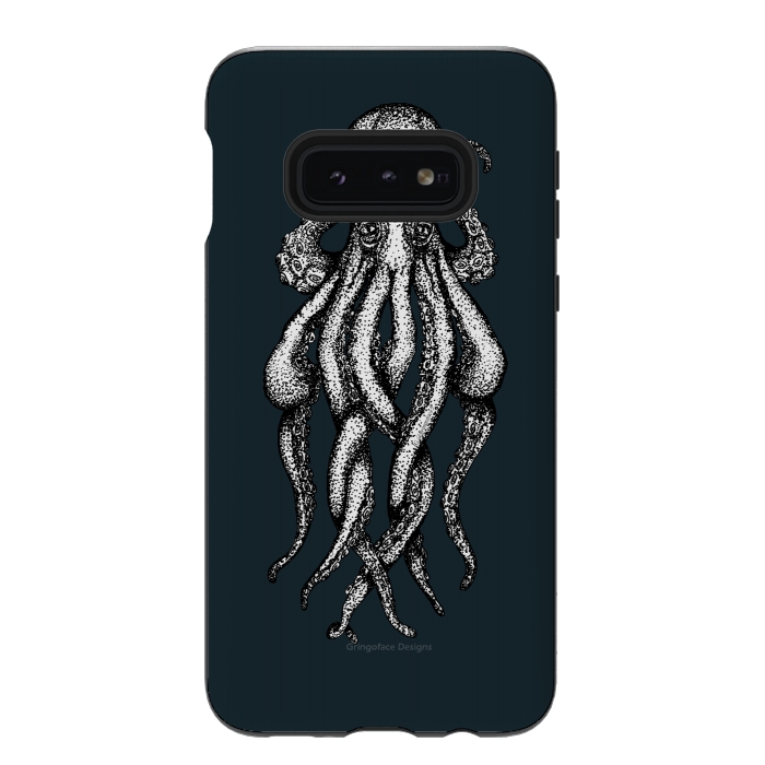 Galaxy S10e StrongFit Octopus 1 by Gringoface Designs