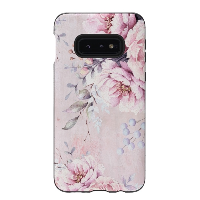 Galaxy S10e StrongFit Vintage roses and Peonies by  Utart