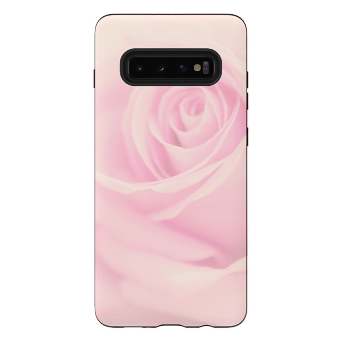 Galaxy S10 plus StrongFit Pink Rose by  Utart