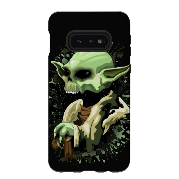 Galaxy S10e StrongFit Yoda Jedi Master Skull by BluedarkArt