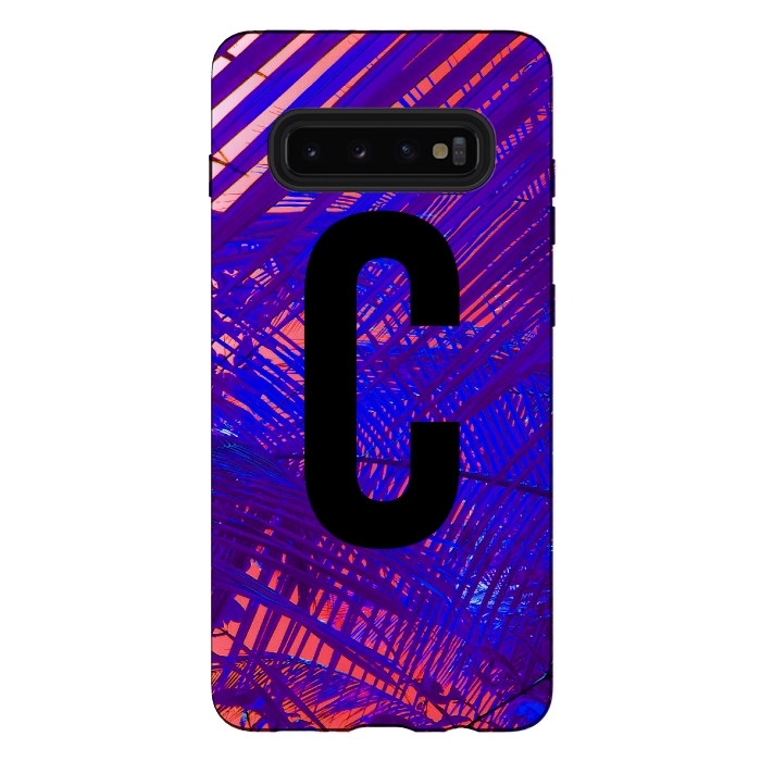 Galaxy S10 plus StrongFit Letter C by Laura Grant